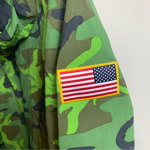 Oklahoma Sooners Nike Jordan Mens Jacket Camo Large On Field Coaches Jacket USA - Picture 6 of 11